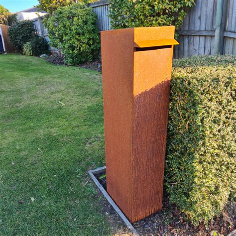 corten steel letter box|stainless steel letterbox plates.